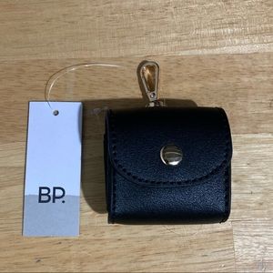 NWT BP Black Faux Leather AirPod Case